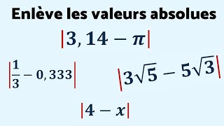 CHALLENGE  ENLÈVE TOUTES CES VALEURS ABSOLUES 🫵 [upl. by Askwith]