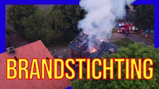 Brandstichting met brand  VOLUNTEERS DUTCH FIREFIGHTERS [upl. by Ybok]