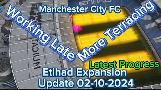 Manchester City FC Etihad Stadium Expansion Update 02102024 [upl. by Chon]