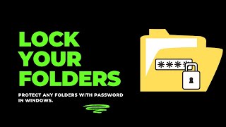 Want Total Folder Security Watch This Now  how to password protect a folder in windows 1011 [upl. by Dermot]