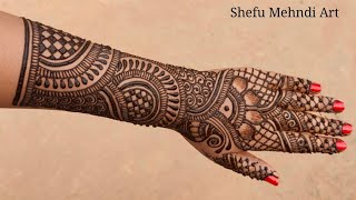 Full hand beautiful bridal mehndi designs [upl. by Josephine]