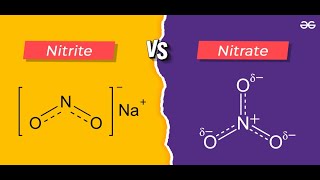 DIFFERENCE BETWEEN NITRITE AND NITRATE jhwconcepts711 [upl. by Brandi701]