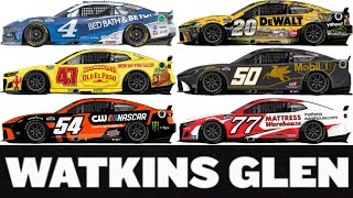 NASCAR Cup Series Watkins Glen 2024 Paint Scheme Preview [upl. by Lleynod]