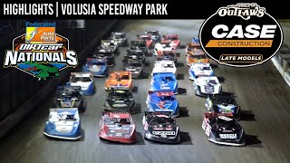 World of Outlaws CASE Late Models DIRTcar Nationals Volusia February 16th 2023  HIGHLIGHTS [upl. by Linet831]