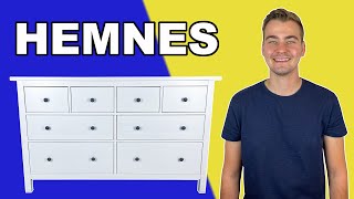 UPDATED  HEMNES 8 Drawer Dresser IKEA Tutorial [upl. by Yssep955]