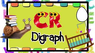 CR Blend sound  CR initial consonant blend words with vowels aeiou  Digraph Phonics  CR words [upl. by Elgna]