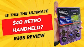 The Ultimate Retro Gaming Device  Only 40  R36S Retro Handheld Console Review [upl. by Bena]