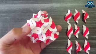 Origami Polyhedron Tutorial How to make [upl. by Mahau]