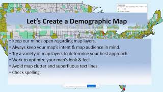 MapBusinessOnline Webinar  Create a Demographic Map amp Add Value to the Map [upl. by Alakim]