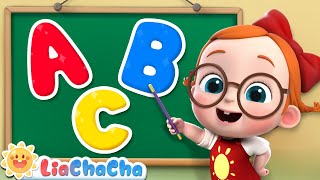 Little teacher Lia teaches ABC Numbers Colors and More  Kids Songs amp Nursery Rhymes  LiaChaCha [upl. by Ecylla]