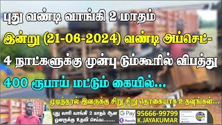 புது வண்டி வாங்கி 2 மாதம் I இன்று வண்டி அப்செட் 4 நாளுக்கு முன்பு தும்கூரில் விபத்து ரூ 400 கையில் [upl. by Hedvig]