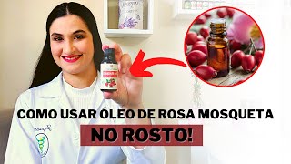 Antes e depois com o óleo de rosa mosqueta  Dica de Esteticista oleoderosamosqueta [upl. by Brunhild]