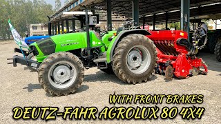 DeutzFahr Agrolux 80 profiline 4wd crdi tractor full review [upl. by Hoffarth]