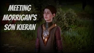 Dragon Age Inquisition  Meeting Morrigans Son Kieran [upl. by Acsot]