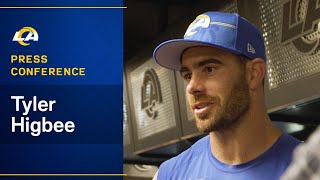 Tyler Higbee On Signing His 2year Extension With The Rams [upl. by Dougall327]