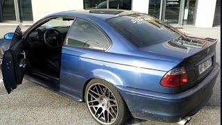 BMW 330cd 330d e46 stage 2 330cv 750nm 30d m57 exhaust sound [upl. by Dranrev]