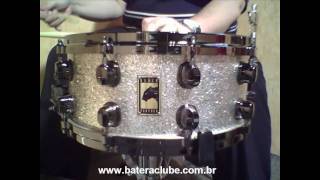 Caixa Mapex Black Panther Thick Maple 14x6quot Snare  BATERACLUBEcombr [upl. by Olimpia]