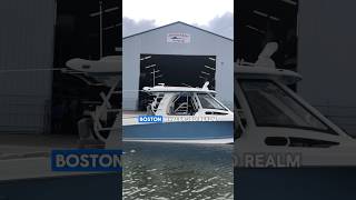 The Boston Whaler 350 Realm is SUPER VERSATILE shorts youtubeshorts boats bostonwhaler boating [upl. by Nodnrb898]