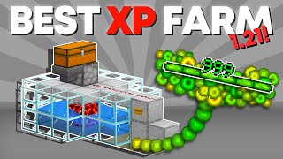 How to Make THE BEST XP Farm in Minecraft 121 [upl. by Ecila]