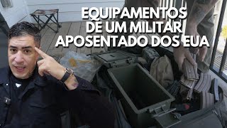 10000 munições  Equipamento PESSOAL de um sargento do Exército Americano depois que ele APOSENTA [upl. by Areemas498]