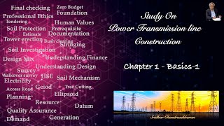 Study on Power Transmission line Chapter 1 [upl. by Atniuq]