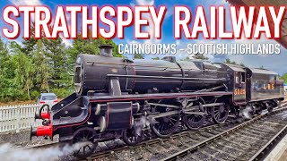 Is this the BEST Steam Train in Scotland Strathspey railway [upl. by Jodi]