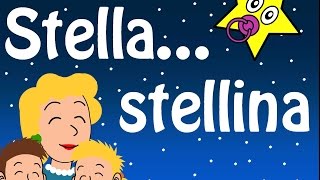 Stella Stellina  Filastrocche Per Bambini [upl. by Adianez]