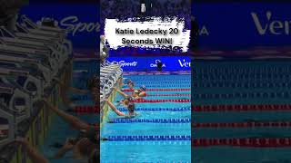 Katie Ledecky wins gold in 1500m freestyle with new Olympic recordshorts [upl. by Nnaasil]