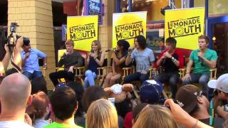 Lemonade Mouth Cast Decides Whos Who in Their Family [upl. by Aniez]