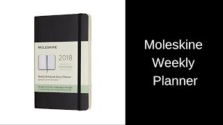 Moleskine 18M Weekly Planner Pocket Size [upl. by Leind680]