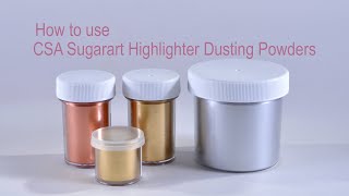 CSA Highlighter Dusting Powders amp How to Use Them with Nicholas Lodge [upl. by Retsof]