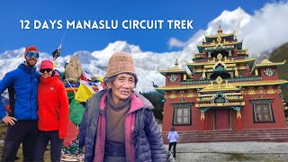 Trekking the Manaslu Circuit in Nepal [upl. by Grae]