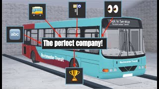 The 4 EASY Steps for creating the BEST Croydon ROBLOX bus company [upl. by Jurkoic]