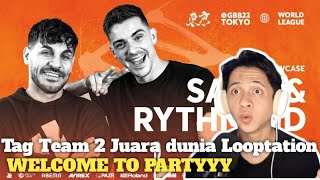 Reaction  Showcase Saro amp Rythmind 2 juara dunia jadi 1 tim WELCOME TO PARTY [upl. by Yrohcaz]