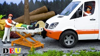 Das Rettungsteam Krankenwagen amp Feuerwehrautos für Kinder Deutsch [upl. by Jarred625]