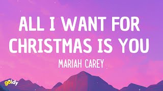 Mariah Carey  All I Want For Christmas Is You Lyrics [upl. by Lynnworth]