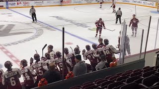 Peterborough Petes Training Camp Scrimmage team MAROON GOAL [upl. by Alegnasor852]