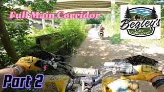 Full Main Corridor From Begleys Campground Part 2  Raptor 700R Wayne National Forest [upl. by Adama441]