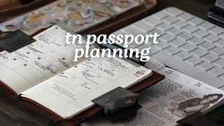 2024 Planning on the Travelers Notebook Passport  A few life updates [upl. by Kevon]