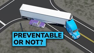 Truck driver gets blindsided by an impatient driver Was this accident preventable [upl. by Salzhauer]