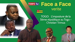 TOGO Limposture de la 5ème république au Togo  Christian Trimua [upl. by Ielak699]