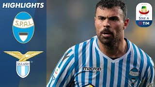 Spal 10 Lazio  Late Petagna penalty gives hosts a third straight win  Seria A [upl. by Ladiv]