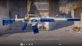 M4A1S  Arctic Retribution V2 CS2 weapon skin preview [upl. by Danie]