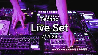 Techno Live Set  Roland TR8S and Blackbox  Nico Silva Oliveira [upl. by Attelrahs]