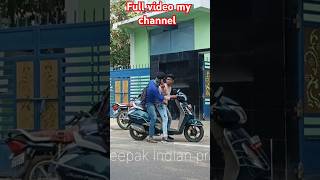 Prank video funny videos public prank 🤣 😆😄 entertainment video cutu girl 👧 funny shorts shortfeed [upl. by Tamma]