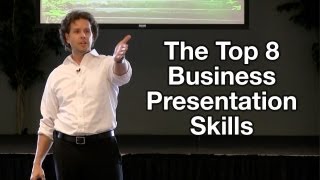 Business Presentation Tips  The Top 8 Business Presentation Skills [upl. by Alwitt]