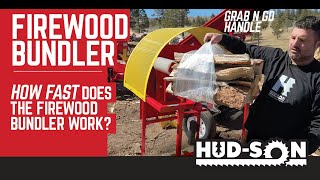 How Fast does the Firewood Bundler work from HudSon [upl. by Anitnuahs]