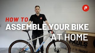 How to assemble your new bike at home  Bike assembly guide for beginners [upl. by Eerbua]