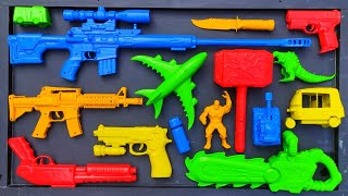 Membersihkan Nerf Ak47 Assault Rifle Shotgun Sniper Rifle Glock Pistol M16 Nerf gun Eps 115 [upl. by Yreffoeg]