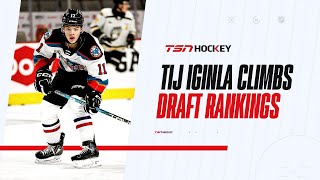 Craigs List Tij Iginla climbs his way up the draft rankings [upl. by Idonah]